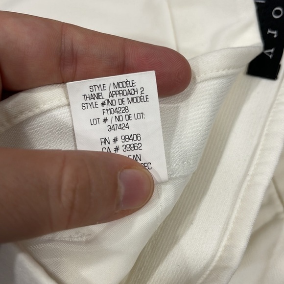 Theory Thanel Approach Cropped Pants in White Size 6 - Picture 13 of 13
